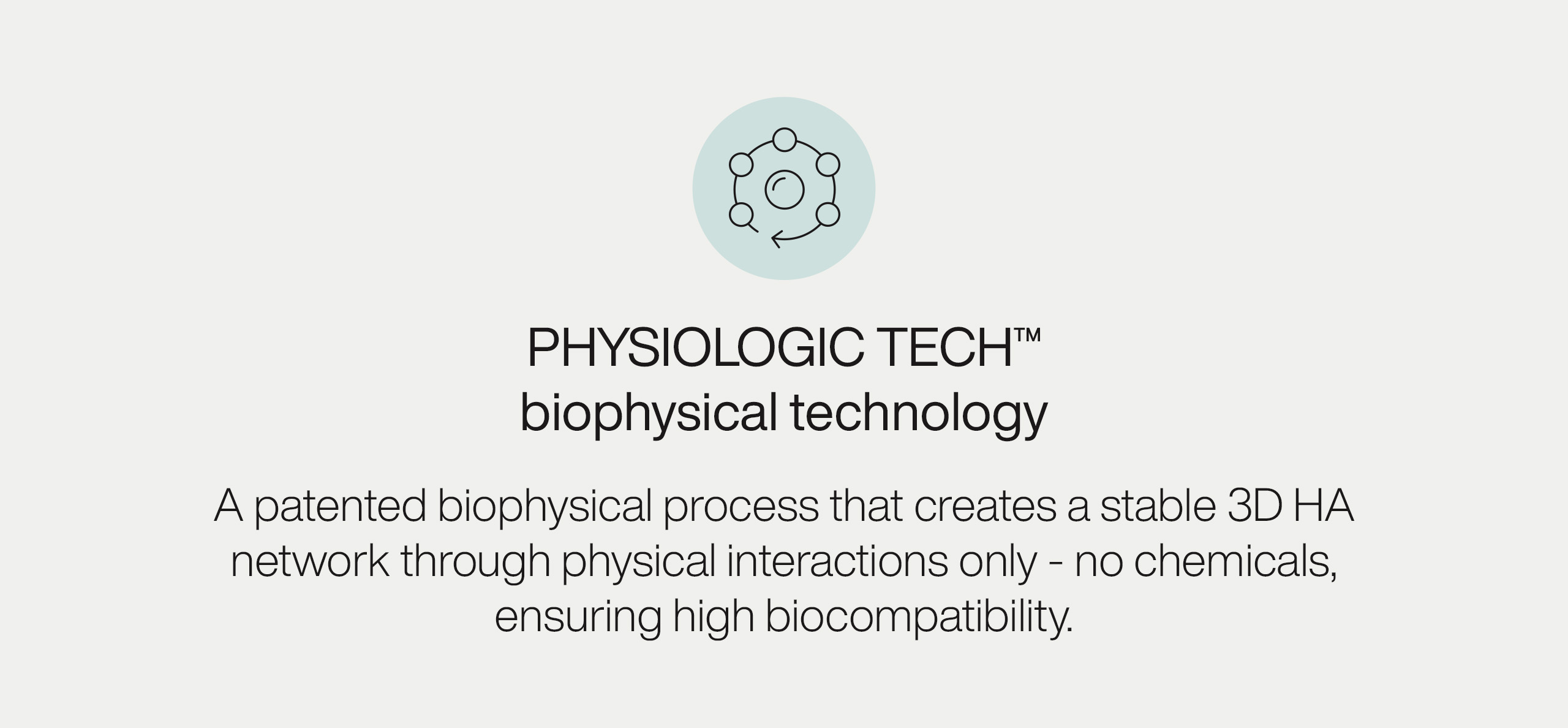 Autentica skin booster mobile slider banner with info on physiological tech